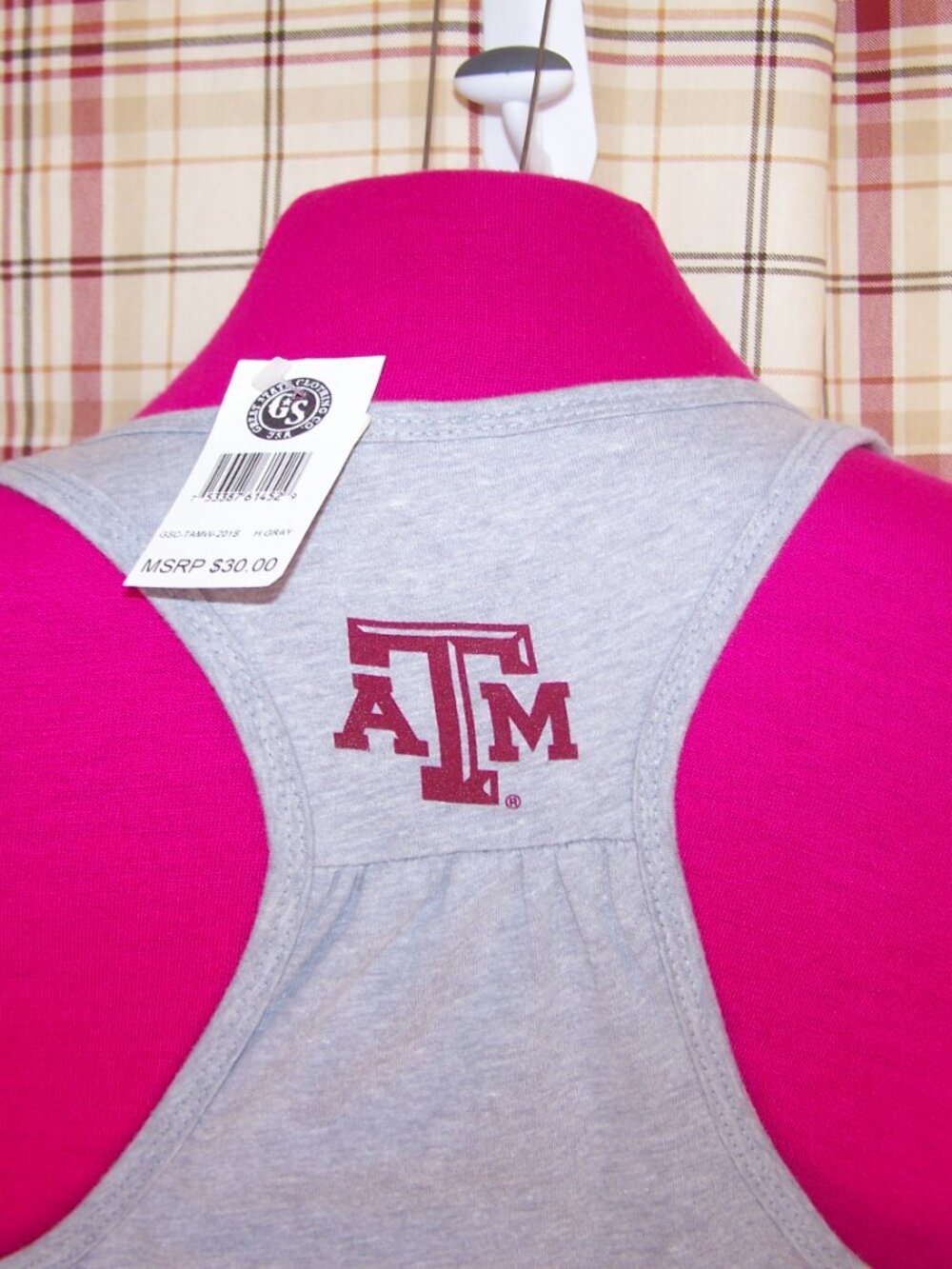 Great State Clothing Co. NWT Texas A&M Tank Sz S - Picture 4 of 4